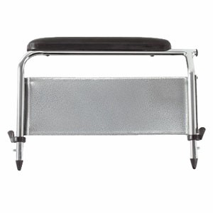 Non-Removable Fixed Height Space Saver Full Length Armrest Kit, Right, Black Vinyl Upholstery