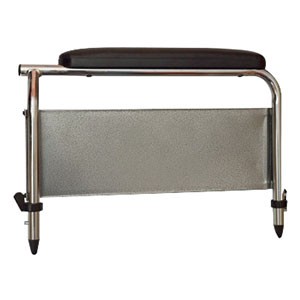 Non-Removable Fixed Height Space Saver Full Length Armrest Kit, Left, Black Vinyl Upholstery