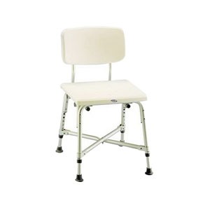Bariatric Shower Chair with Seat Back, 18-1/4 to 18-1/4" x 21 to 22"