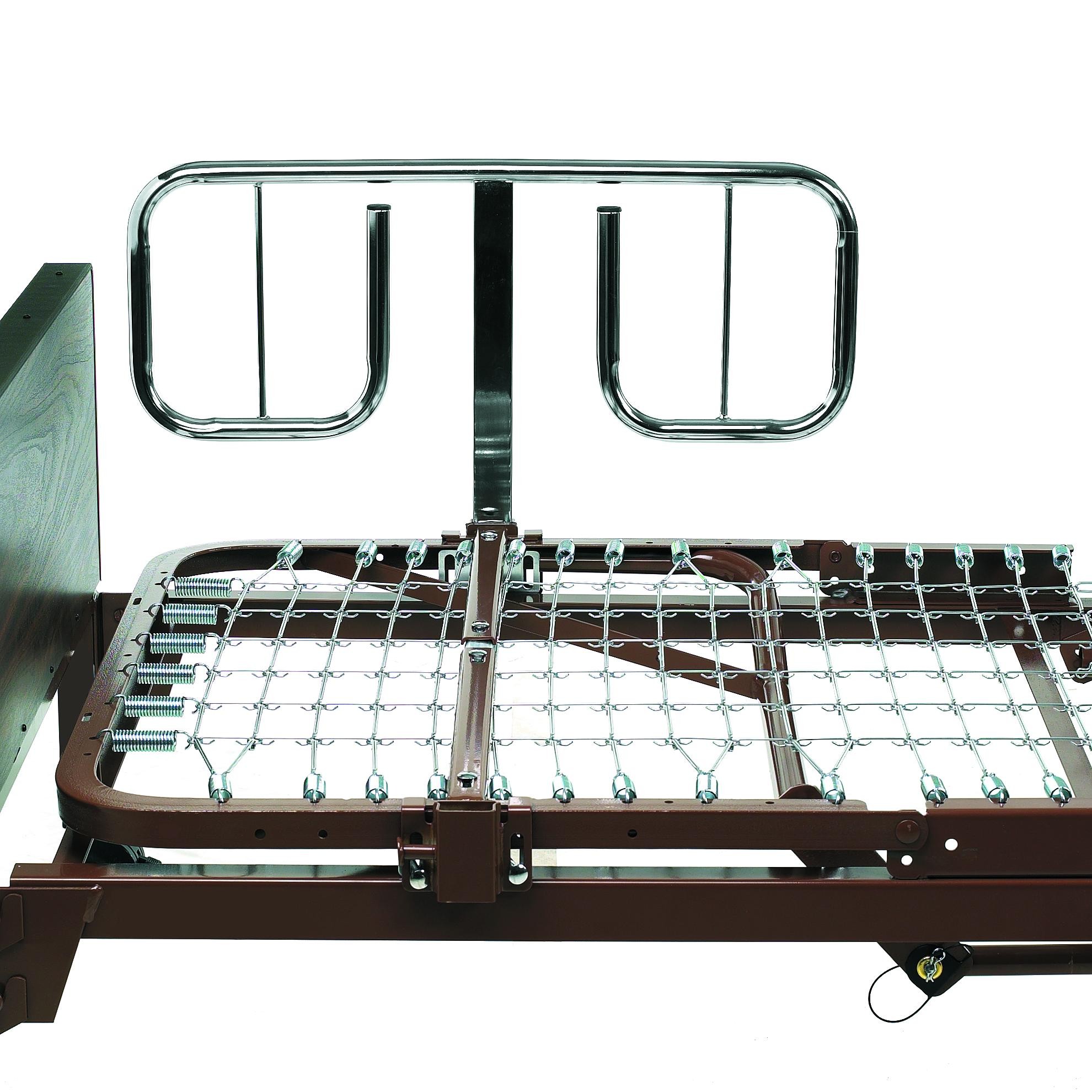 IVC Reduced Gap Heavy-Duty Half-Length Bed Rail, 28-3/4" Rail Length