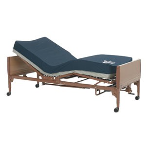 IVC Full Electric Bed Package with Solace Prevention Foam Mattress, 15" - 23" Bed Height, 350 lb. Ca