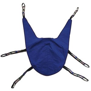 Reliant Divided Leg Sling with Head Support, Medium, Purple, Polyester/Nylon