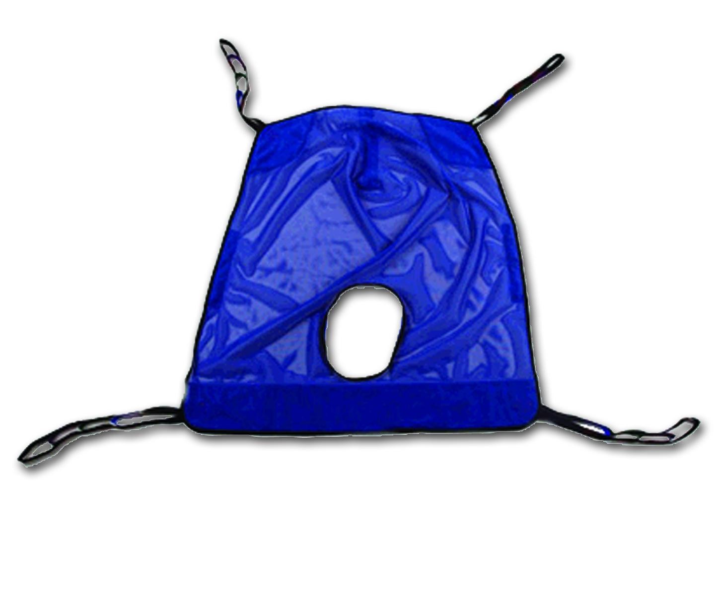 Reliant Heavy Duty Full Body Sling with Commode Opening, 2X-Large, Mesh