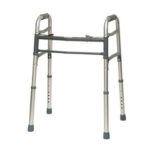 Deluxe 2 Button Adult Folding Walker