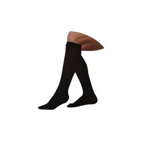 Juzo Soft Knee-High, 20-30 mmHg, Full Foot, Short, Black, Size 4