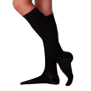 Knee High, 20-30, Full Foot, Regular, Sz 3, Black