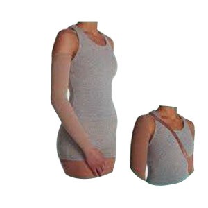 Juzo Arm Sleeve 20-30mmHg Long Silicone Border Size 2 Beige