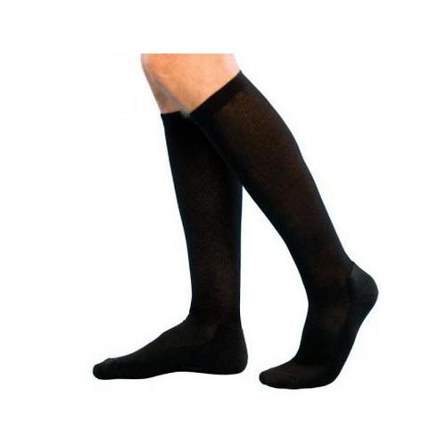 Juzo Dynamic Knee-High, 30-40, Full Foot, Black, Size 3