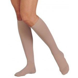Juzo Dynamic Knee-High, 30-40 mmHg, Full Foot, Short, Beige, Size 4