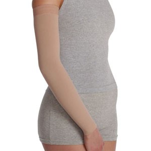 Juzo Dynamic Arm Sleeve with Silicone Border, 30-40, Max, Regular, Beige, Size 2