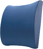 "Super Compressed Lumbar Support Cushion with Elastic Strap, 13-1/2"" x 13"" x 4"" Thickness"