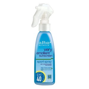 Alba Botanica Sun Spray Sport SPF 40, 4 oz