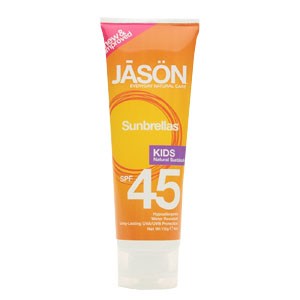 Sunblock Kids Natural SPF 45 Jason 4 oz