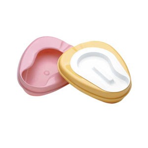 Conventional Bedpan with Cover, Gold