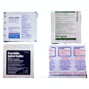 "Xeroform Impregnated Petrolatum Dressing 1"" x 8"", Sterile, Latex-Free"