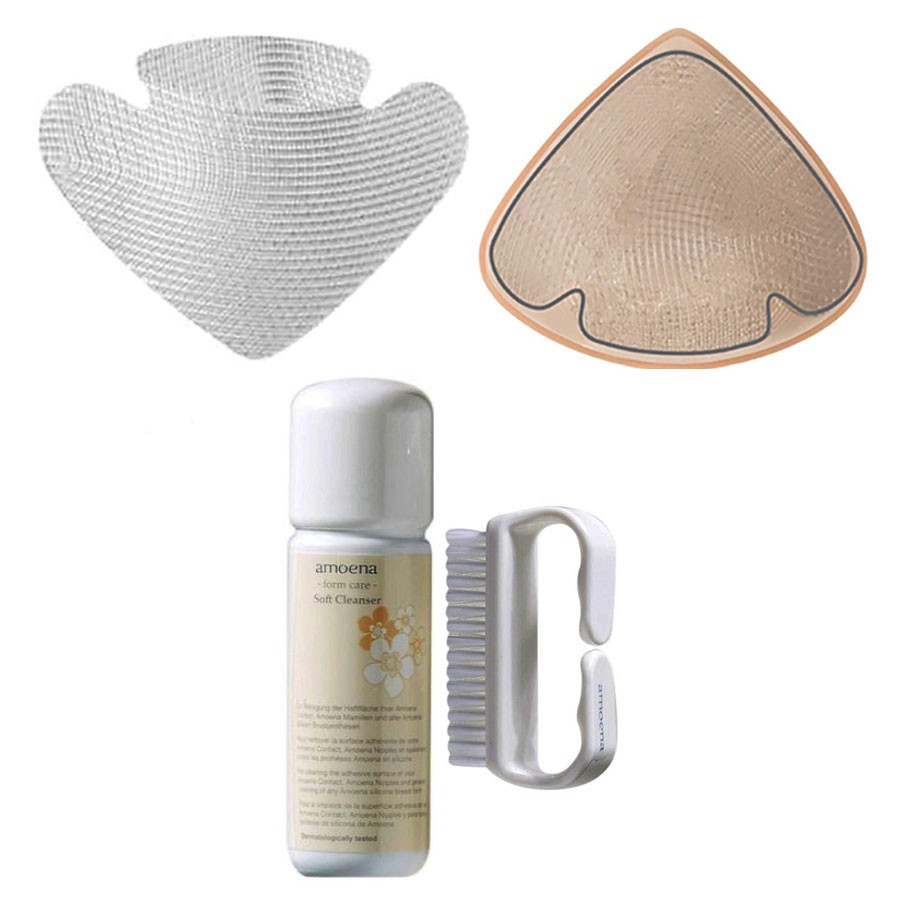 Amoena Contact Multi 3S Breast Form Pad Kit, Size 3/4, Clear Ref# 503803