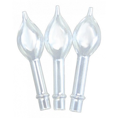 "Glass Nasal Olive, Small, 5/8"""