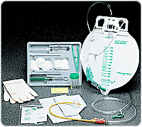 LUBRICATH Center-Entry Drainage Bag Foley Catheter Tray 18 Fr 5 cc