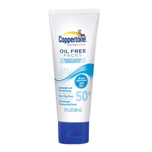 Coppertone Oil Free Faces SPF 50 3oz