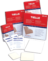 "TIELLE Adhesive Hydropolymer Dressing 4-1/4"" x 4-1/4"""