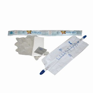 "hi-slip Full Plus Male Catheter with Insertion Supplies 14 Fr 16"""