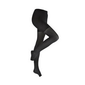 Mediven Comfort Pantyhose, 20-30, Petite, Closed Toe, Ebony, Size 2