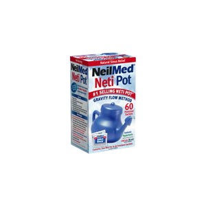 NasaFlo Neti Pot with Premixed Packets