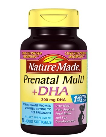 Nature Made Prenatal Plus DHA Value Softgels