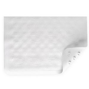 "Bath Safety Mat White, 16"" x 28"""