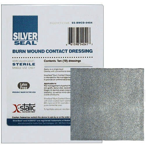 "Silverseal Burn Wound Contact Dressing 4-1/4"" x 4-1/4"""