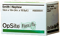 "Opsite Flexifix Transparent Adhesive Film Dressing 4"" x 11 yds."