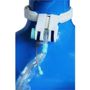 Three Piece Ventilator, Anti-Disconnect Device with Trach Tube Holder
