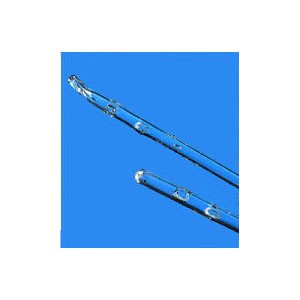 PECO Coude Tapered Tip Polished Eye Male Intermittent Catheter 18 Fr 16"