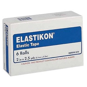"Band-Aid Elastikon Elastic Adhesive Tape, 2"" x 2-1/2"" yds., Latex"