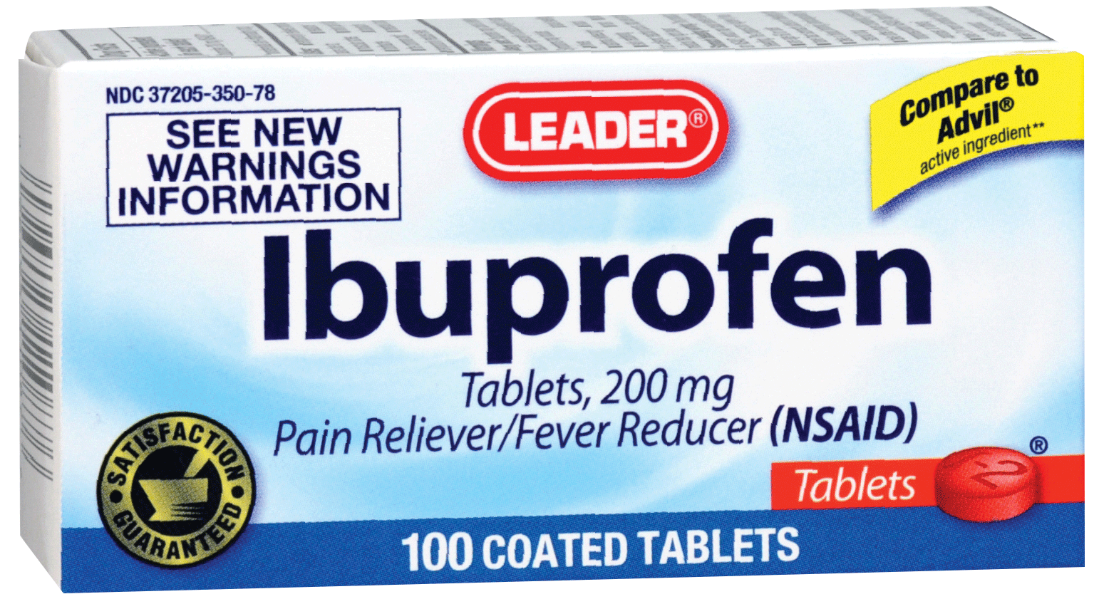 Leader Ibuprofen Tablets (100 Count)