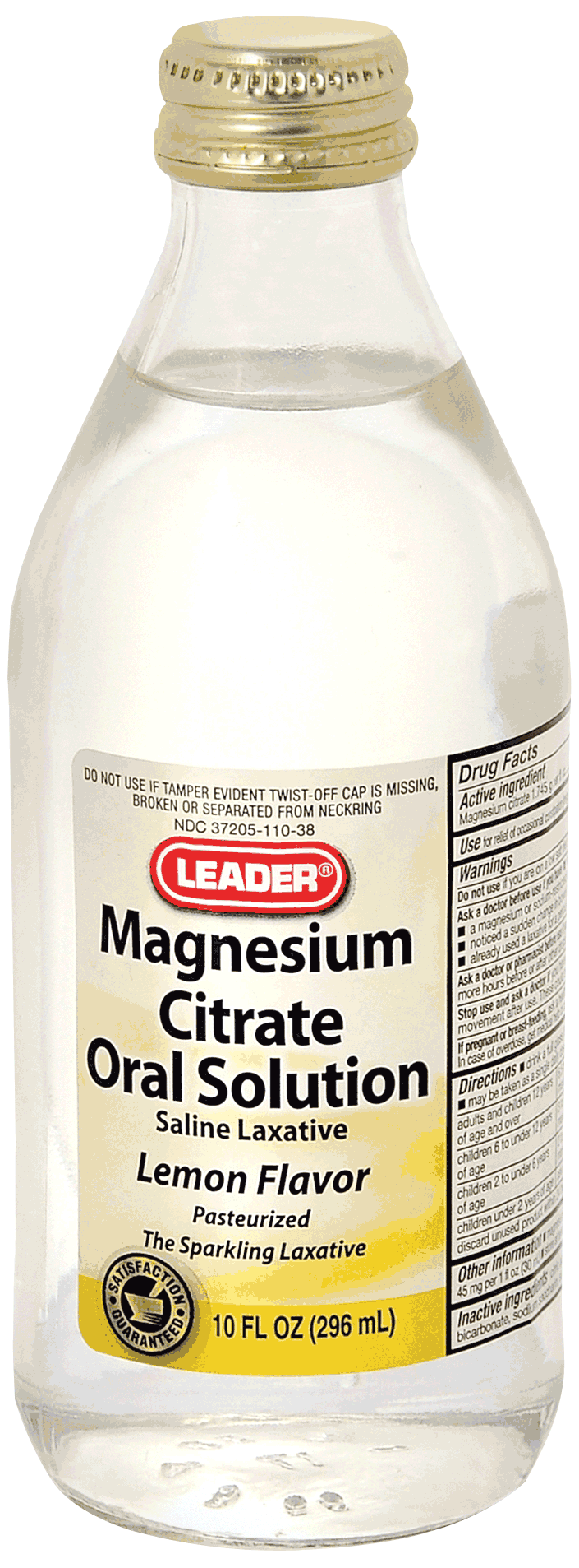 Leader Citrate of Magnesia Solution, Regular, 10 oz.