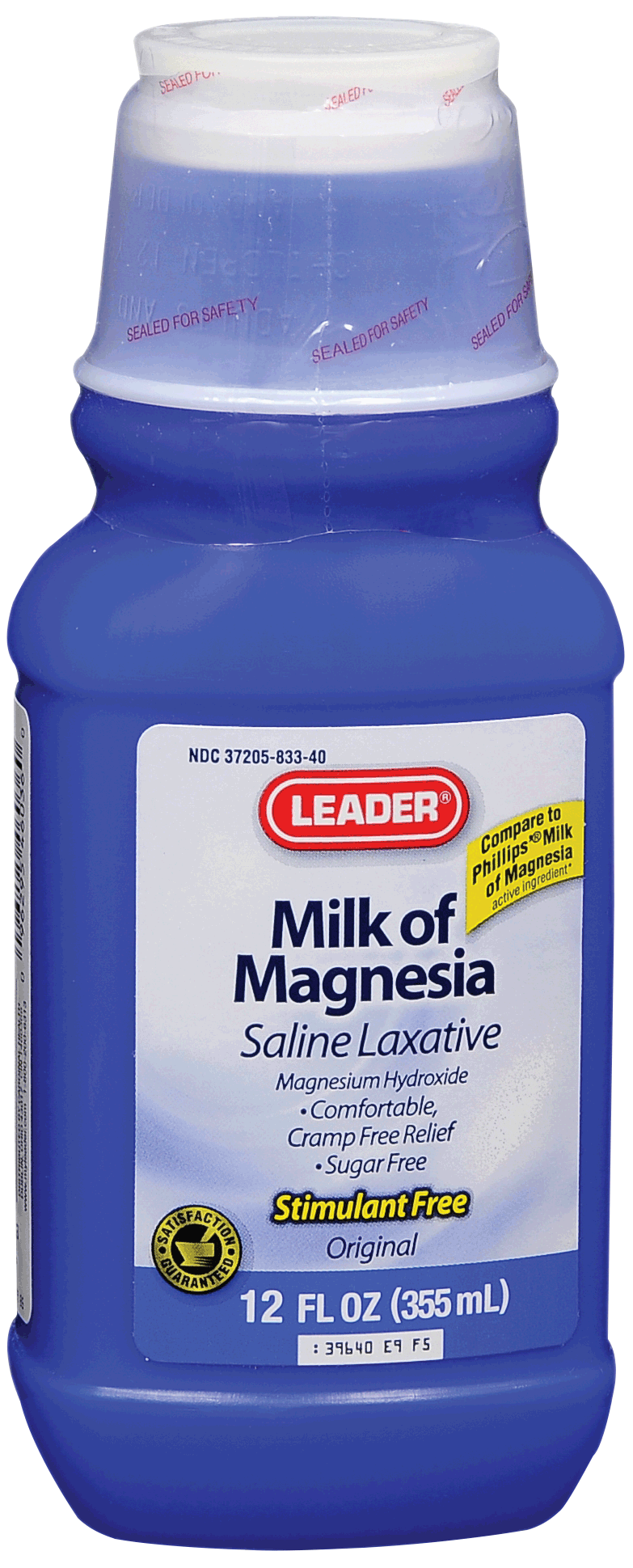 Leader Milk of Magnesia Original Suspension, 12 oz.