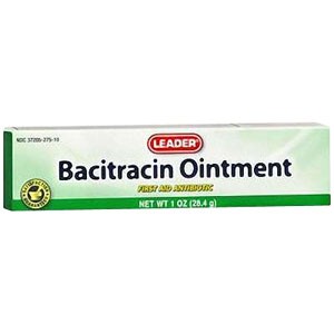 Leader Bacitracin Ointment, 1 oz.