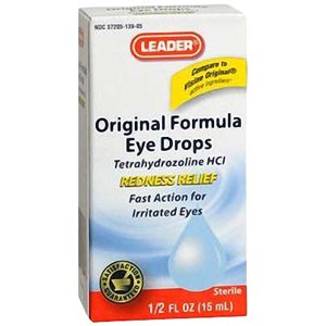 Leader Eye Drops Original Formula, 0.5 oz.