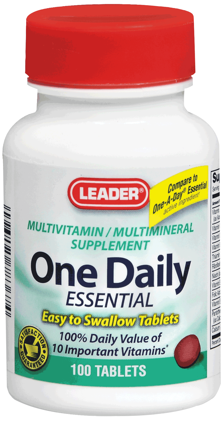 Leader One Daily Multivitamin Tablets (100 Count)