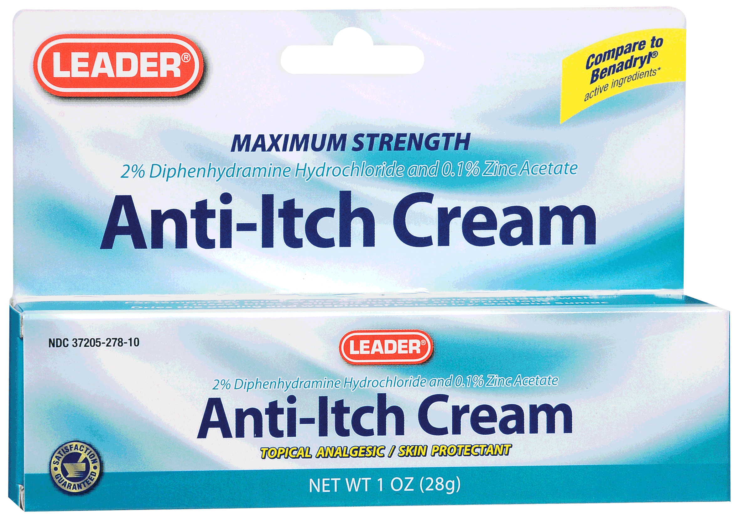 Leader Maximum Strength Anti-itch Cream, 1 oz.