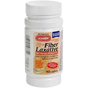 Leader Fiber Laxative Caplets 625 mg (90 Count)