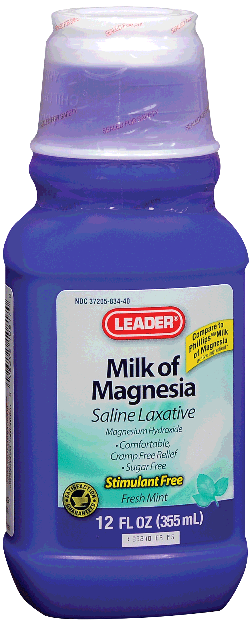 Leader Milk of Magnesia Mint Suspension, 12 oz.