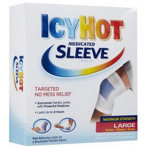 Icy Hot Topical Analgesic Sleeve, Knee and Ankle