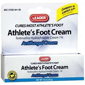 Leader Athlete's Foot Cream, 0.5 oz.