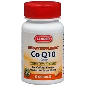 Leader Q10 Vitamin Capsules, 100 mg (30 Count)