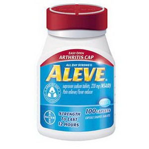 Aleve Naproxen Sodium 220 mg Tablet (100 Count)
