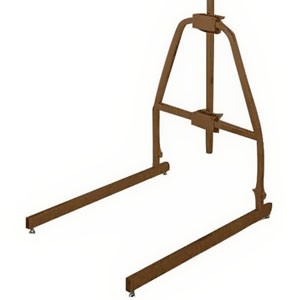 Trapeze Base 40" L x 30" W x 38" H, Free-Standing Support