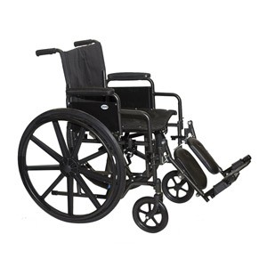 Economy Detachable Arm Wheelchair with Swingaway Footrest