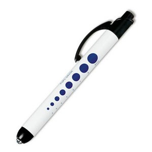 Quick Lite Pupil Gauge w/Penlight, White